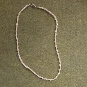 Elegant Cream Beaded Necklace